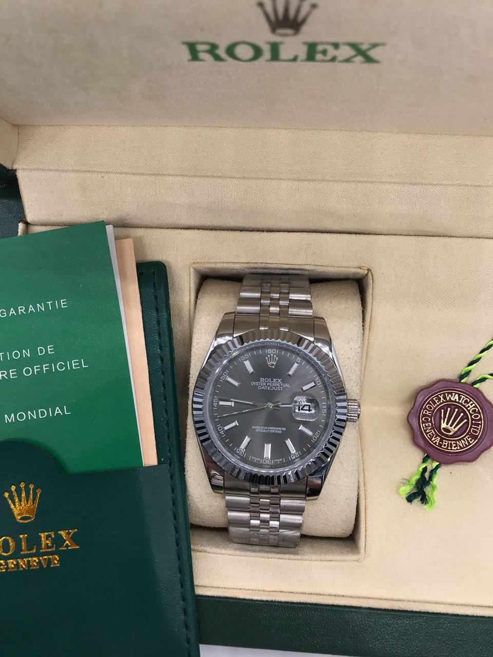 DATEJUST GRIS 126334 POUR HOMME
