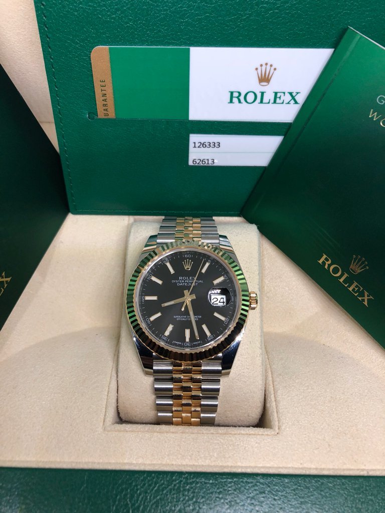 DATEJUST 126333-0014 FOND NOIR JUBILÉE 41 MM