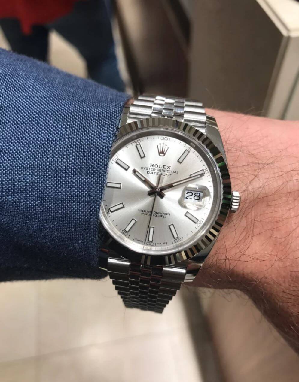 DATEJUST 126334-0004 SILVER 41 MM POUR HOMME