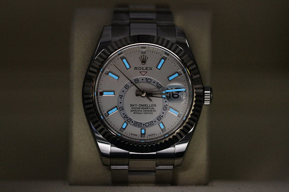 SKY DWELLER 326934 FOND BLANC 40 MM