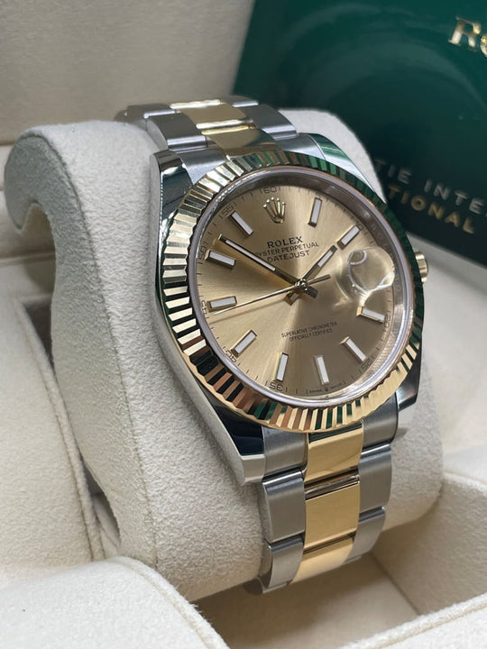 Datejust "Champagne" 41mm 126333 Bracelet Oyster