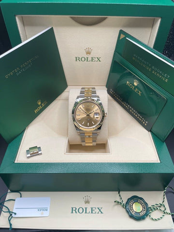 Datejust "Champagne" 41mm 126333 Bracelet Oyster