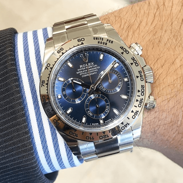 DAYTONA COSMOGRAPHE FOND BLEU 116509 POUR HOMME
