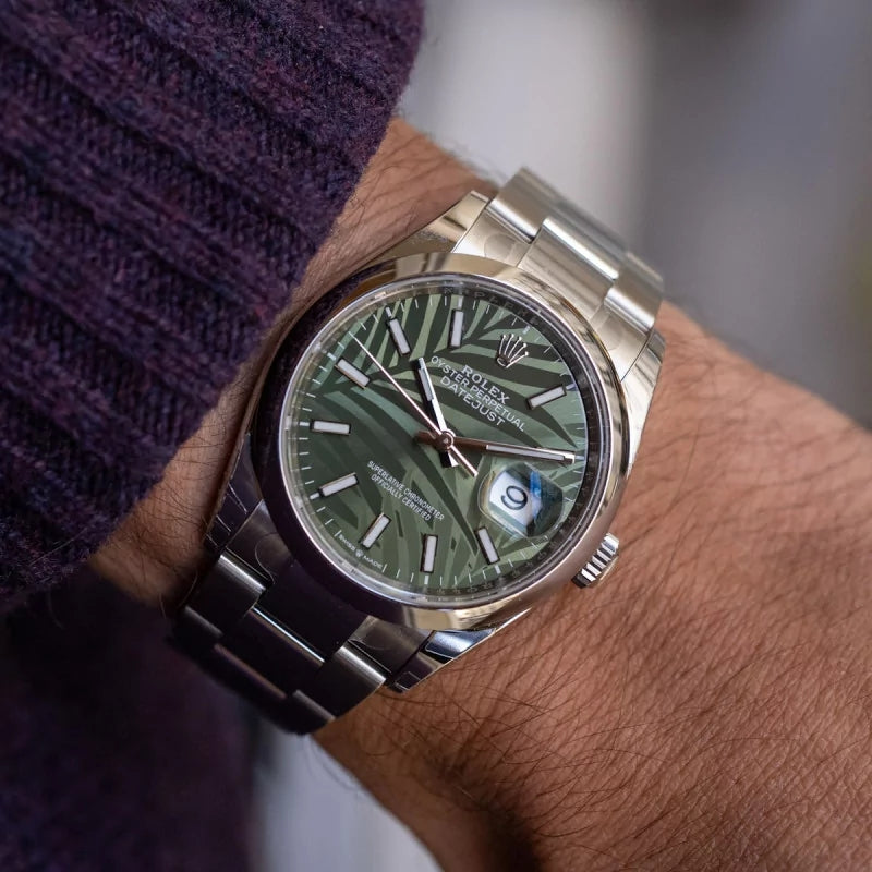 Datejust 36 mm Palmier Vert 126200 Modèle 2021