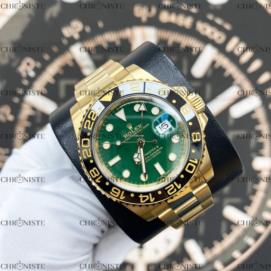 Rolex GMT Master II 116718LN Green Dial