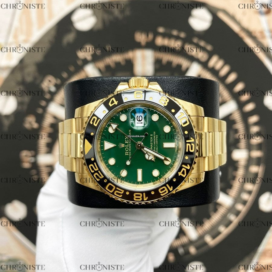 Rolex GMT Master II 116718LN Green Dial