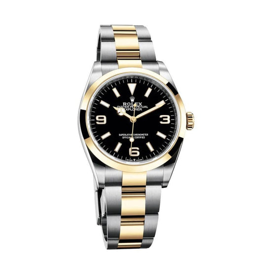 EXPLORER 1 36 MM FOND NOIR