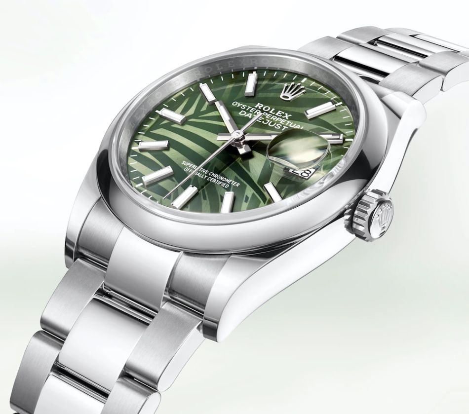 Datejust 36 mm Palmier Vert 126200 Modèle 2021