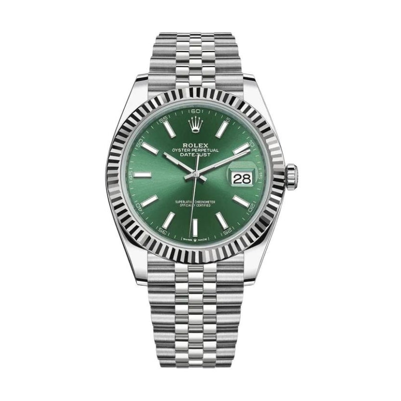 DATEJUST 41MM MINT GREEN JUBILÉE POUR HOMME