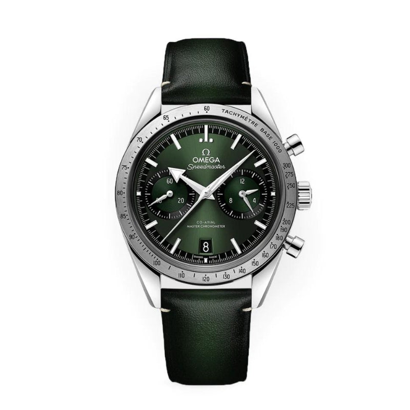 SPEEDMASTER 57 CHRONOGRAPHE CO‑AXIAL MASTER VERT 2023