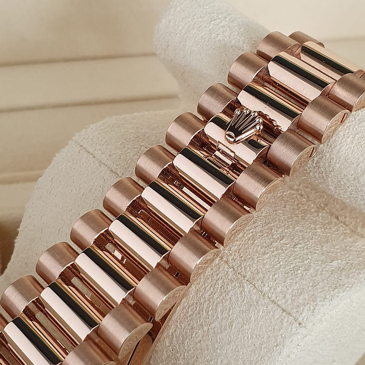 DAYDATE 40 OLIVE ROSE GOLD POUR HOMME