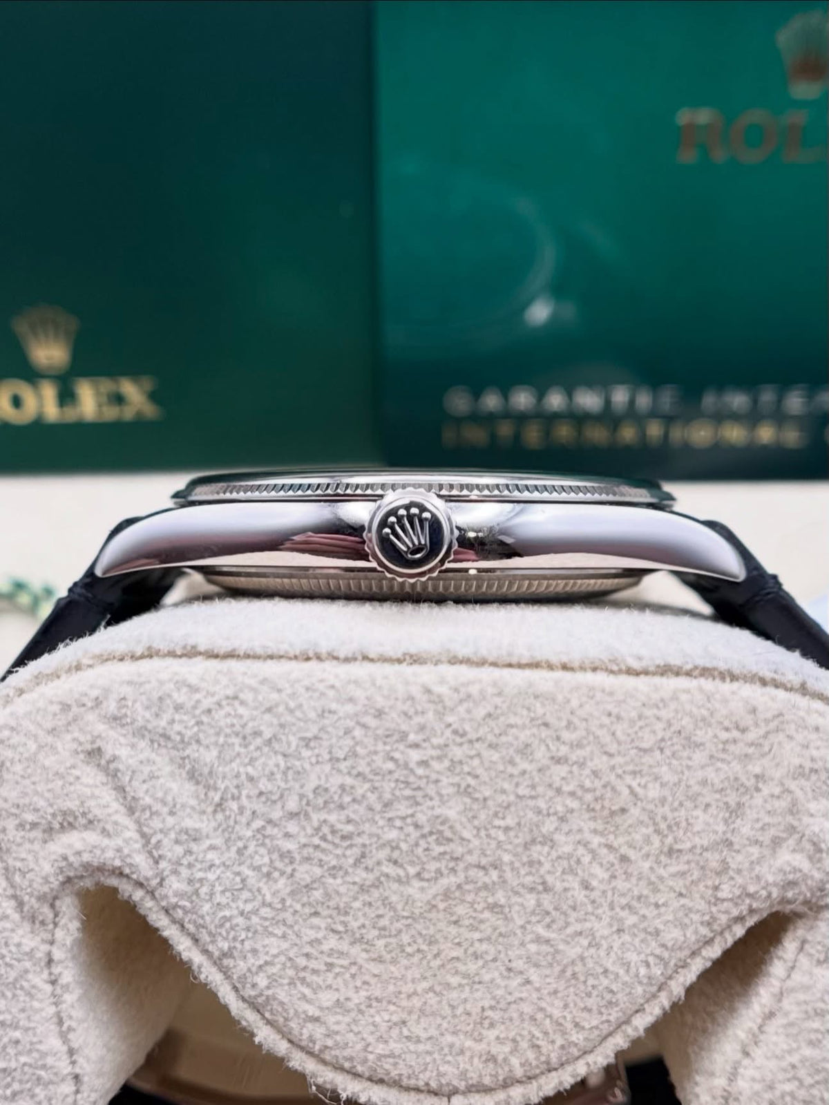 ROLEX PERPETUEL 1908 39 MM ACIER FOND NOIR