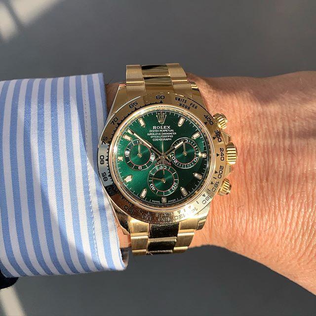 MONTRE HOMME DAYTONA COSMOGRAPHE FOND VERT 116508-0013