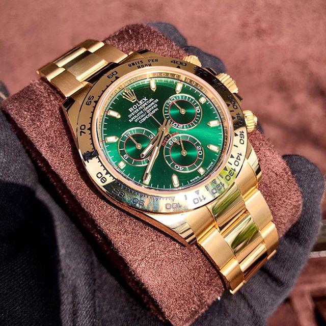 MONTRE HOMME DAYTONA COSMOGRAPHE FOND VERT 116508-0013