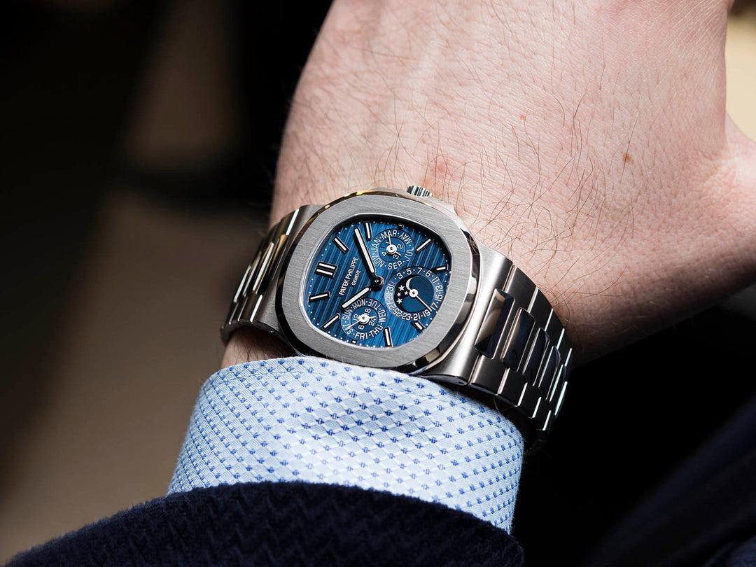 PATEK 5740G NAUTILUS QUANTIÈME PERPÉTUEL COMPLET
