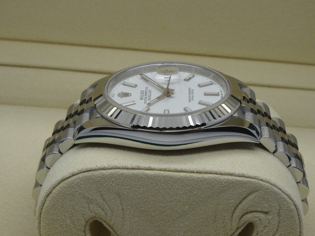 MONTRE DATEJUST 41 BLANC JUBILÉ POUR HOMME