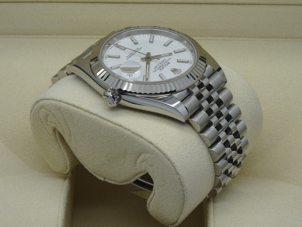 MONTRE DATEJUST 41 BLANC JUBILÉ POUR HOMME