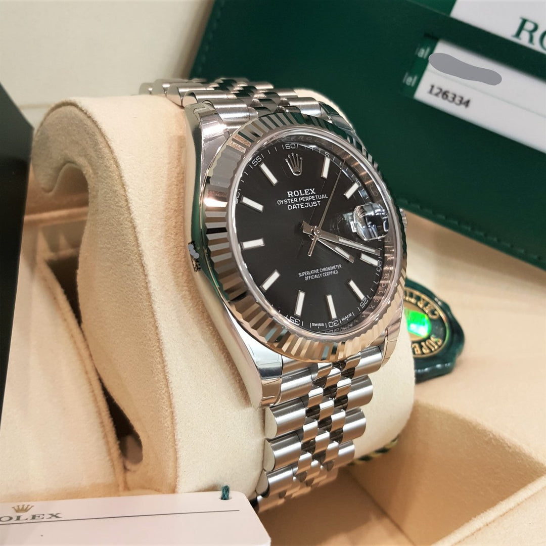 MONTRE DATEJUST 41 NOIR JUBILÉ POUR HOMME