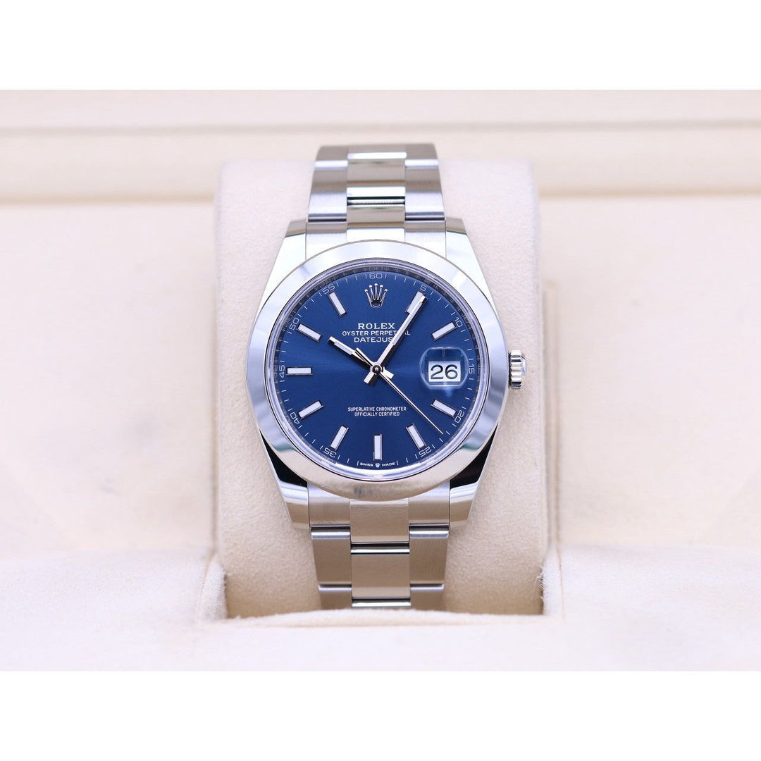 DATEJUST 126300 FOND BLEU OYSTER 41 MM