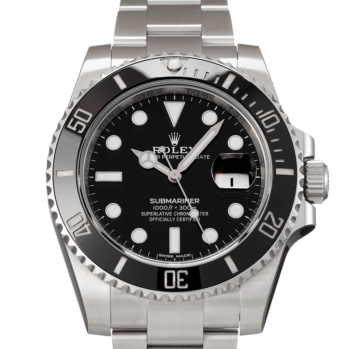 MONTRE SUBMARINER DATE CADRAN EN DIAMANTS