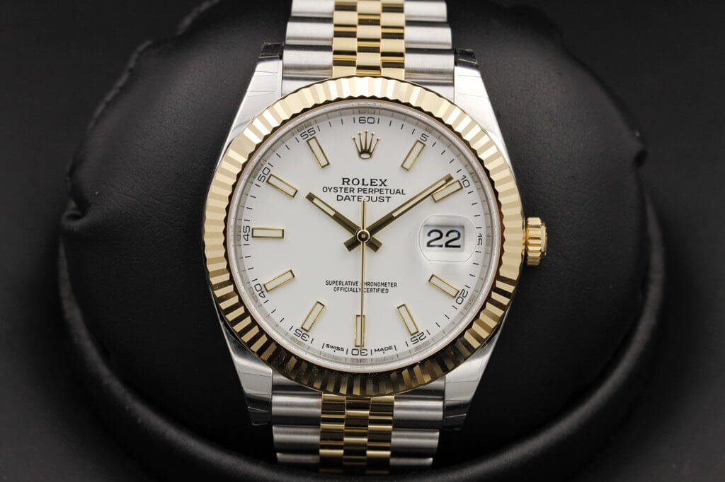 DATEJUST 126333 FOND BLANC JUBILÉE 41 MM