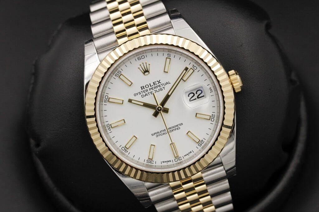 DATEJUST 126333 FOND BLANC JUBILÉE 41 MM