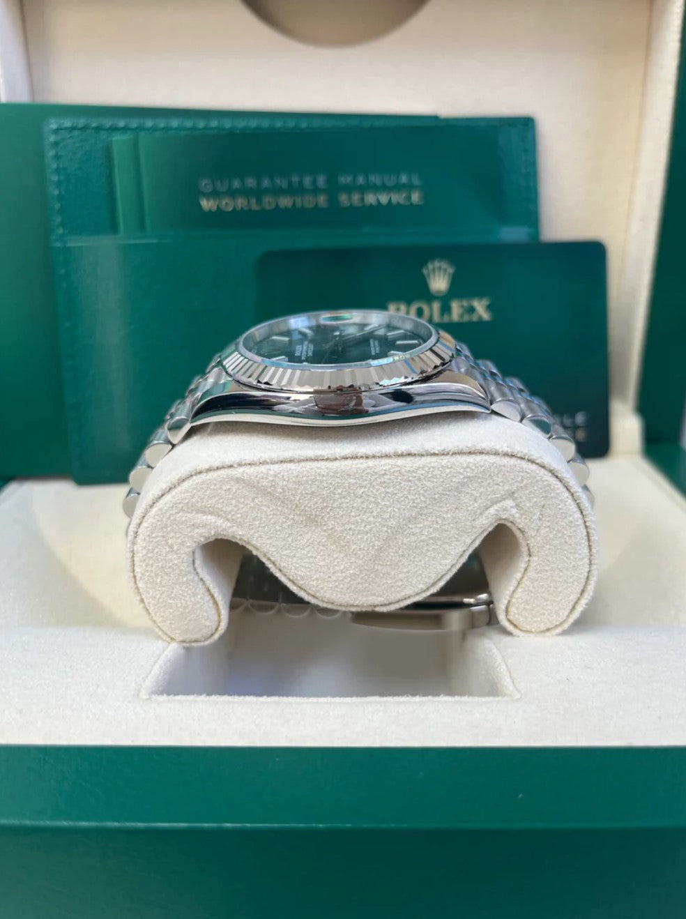 DATEJUST 41MM MINT GREEN JUBILÉE POUR HOMME
