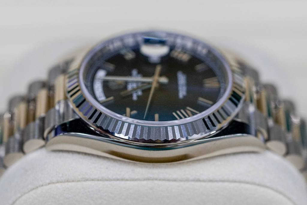 DAYDATE 40 BLEU POUR HOMME