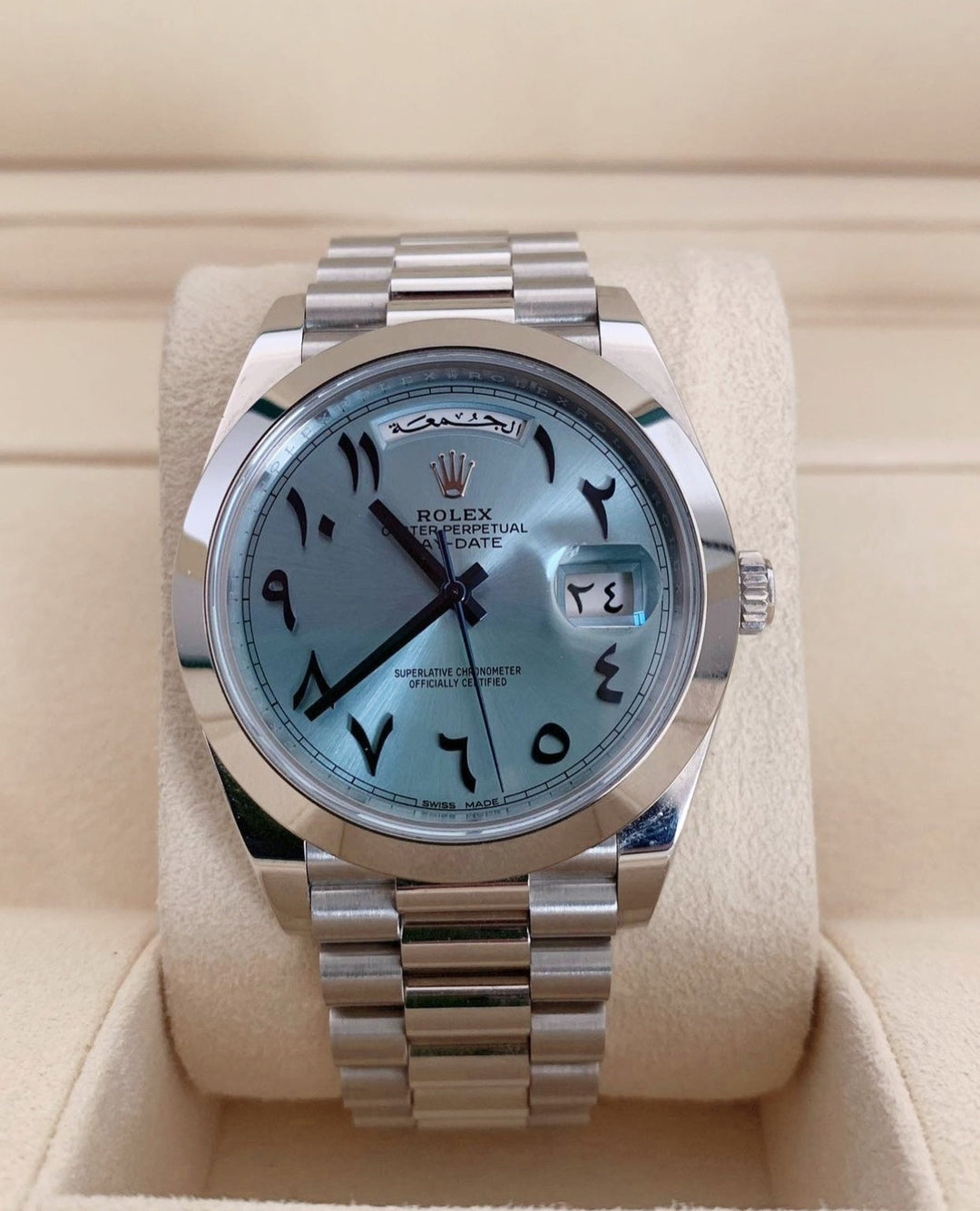 DAYDATE 228206 BLEU GLACE 40 MM