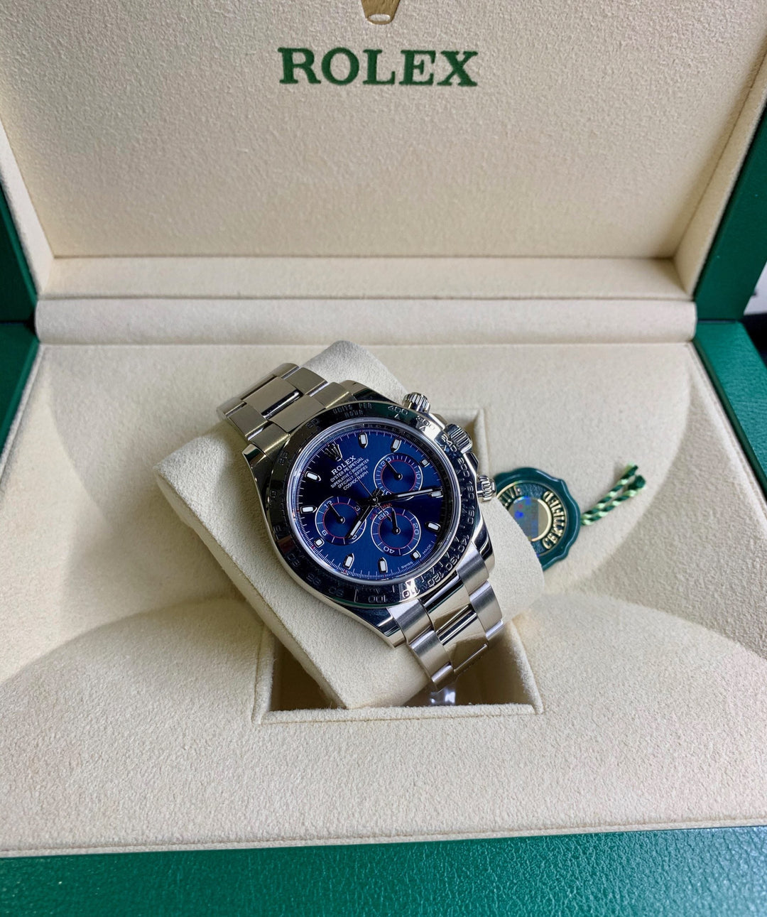 DAYTONA COSMOGRAPHE FOND BLEU 116509 POUR HOMME