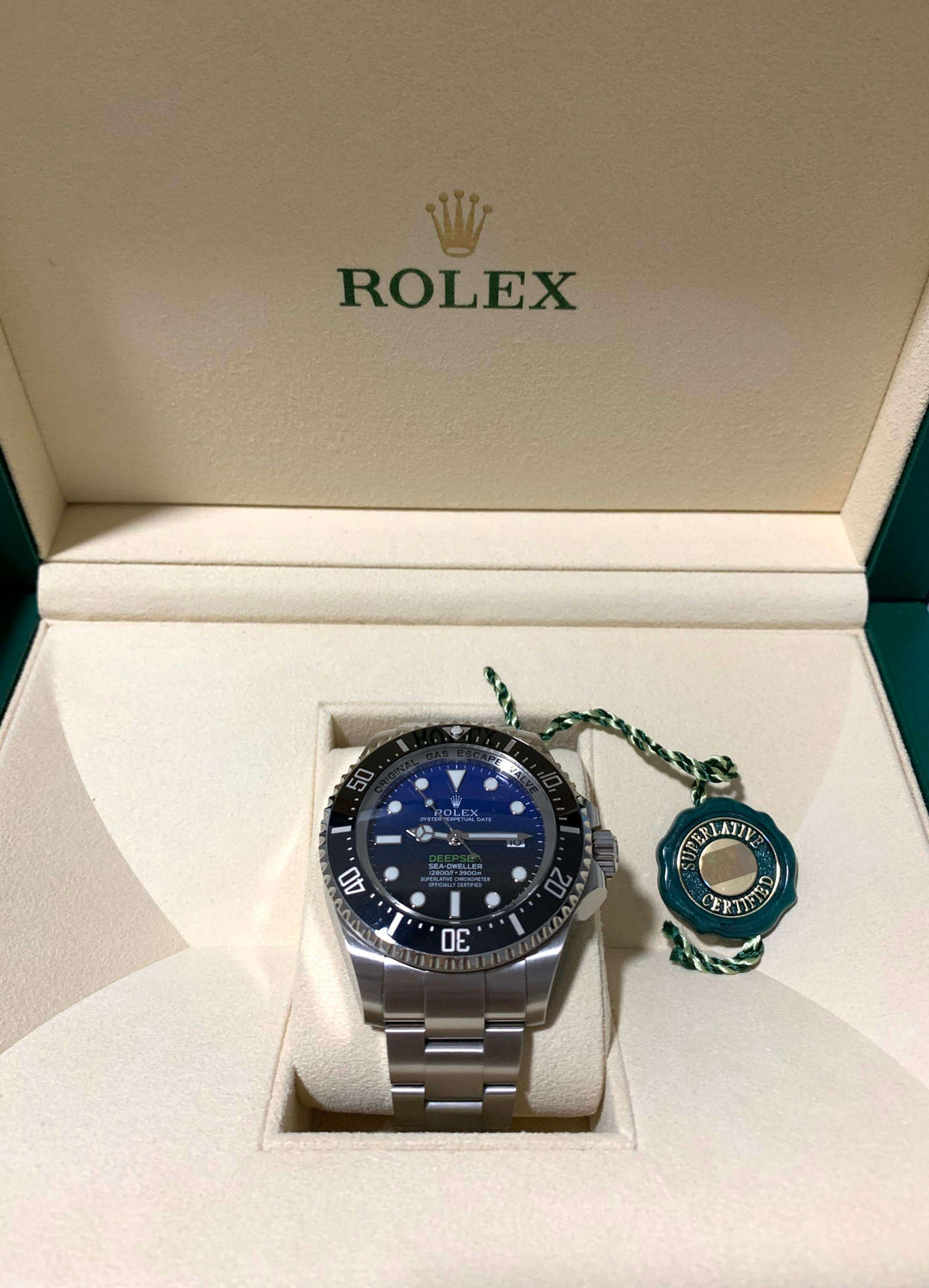 SEA DWELLER DEEPSEA CADRAN BLEU 126660 POUR HOMME