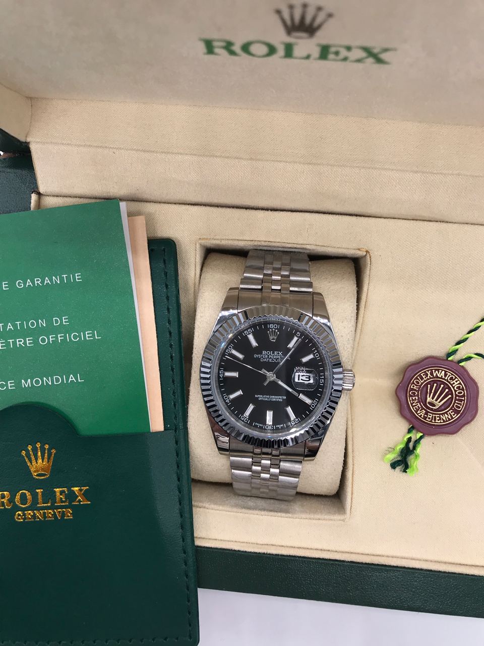 MONTRE DATEJUST 41 NOIR JUBILÉ POUR HOMME