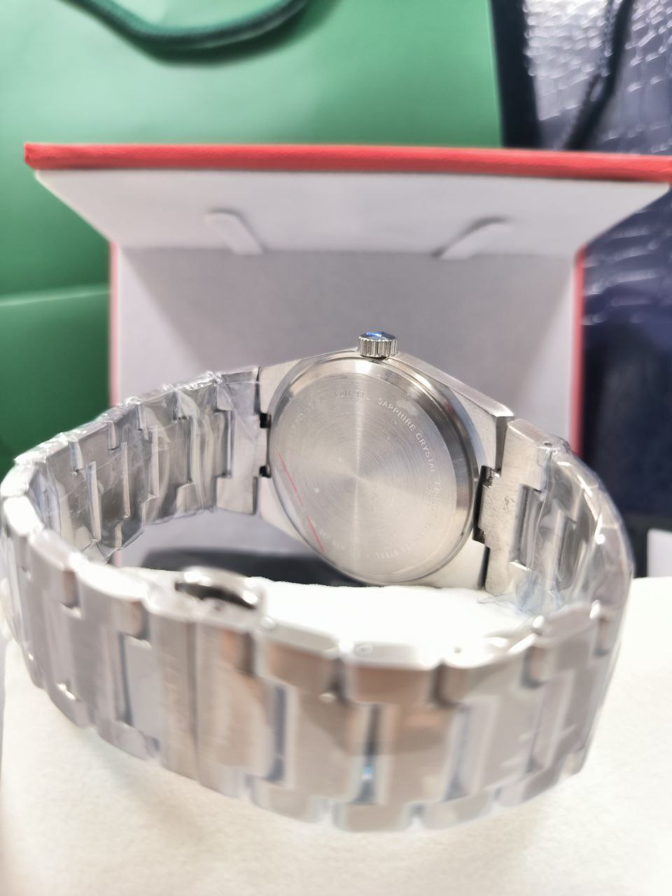 MONTRE TISSOT PXR POWERMATIC 80 FOND VERT
