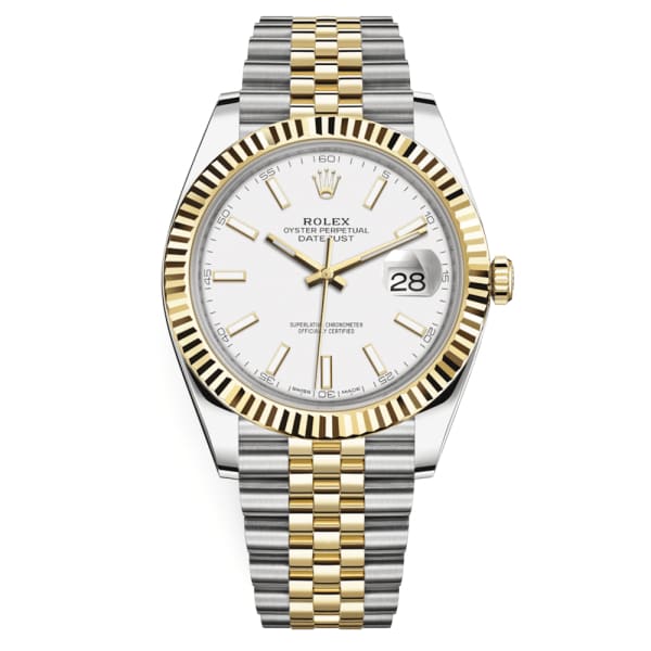 DATEJUST 126333 FOND BLANC JUBILÉE 41 MM