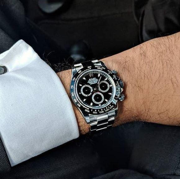 DAYTONA COSMOGRAPHE FOND NOIR MONTRE POUR HOMME